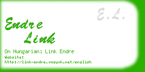 endre link business card